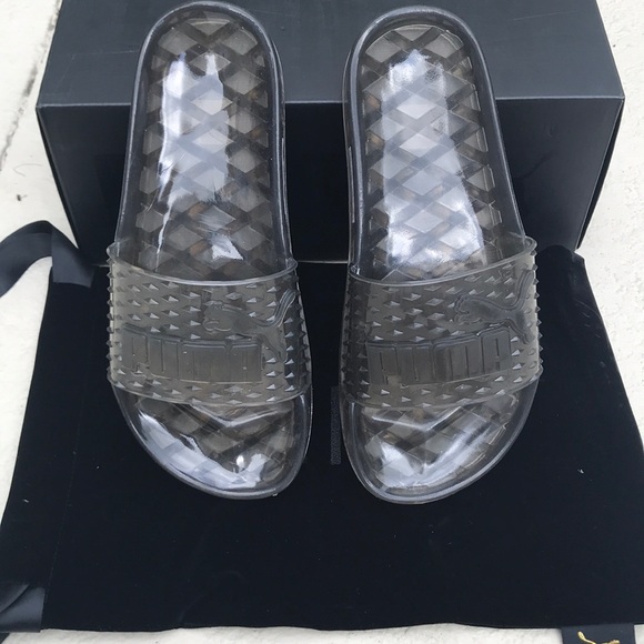 NWT Fenty Puma Jelly Slide Arctic Dust WMNS - Picture 3 of 6